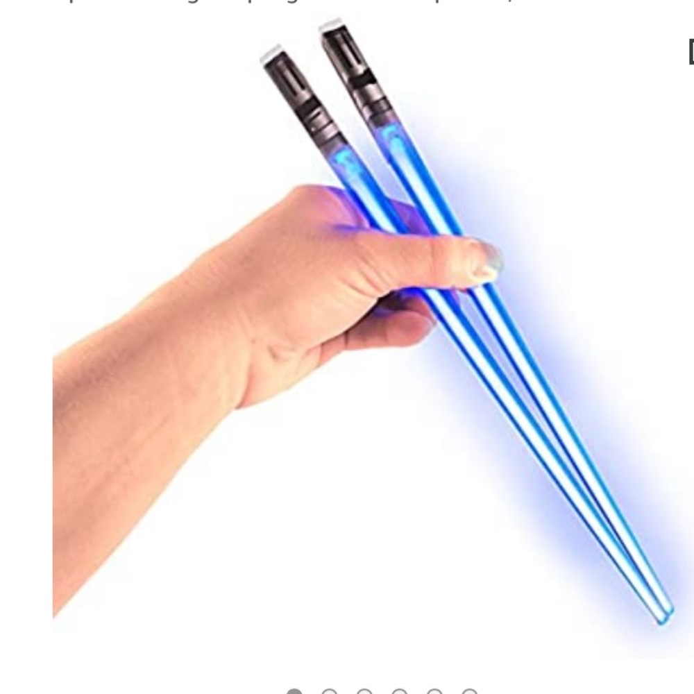 Chopsticks Light Saber Blue pair